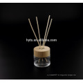 130ml Runde Form Reed Diffusor Glasflasche mit Holzkappe